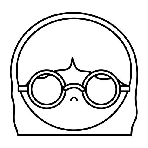 glasses accessory design vector