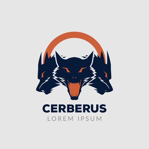 Logo de cerberus vector