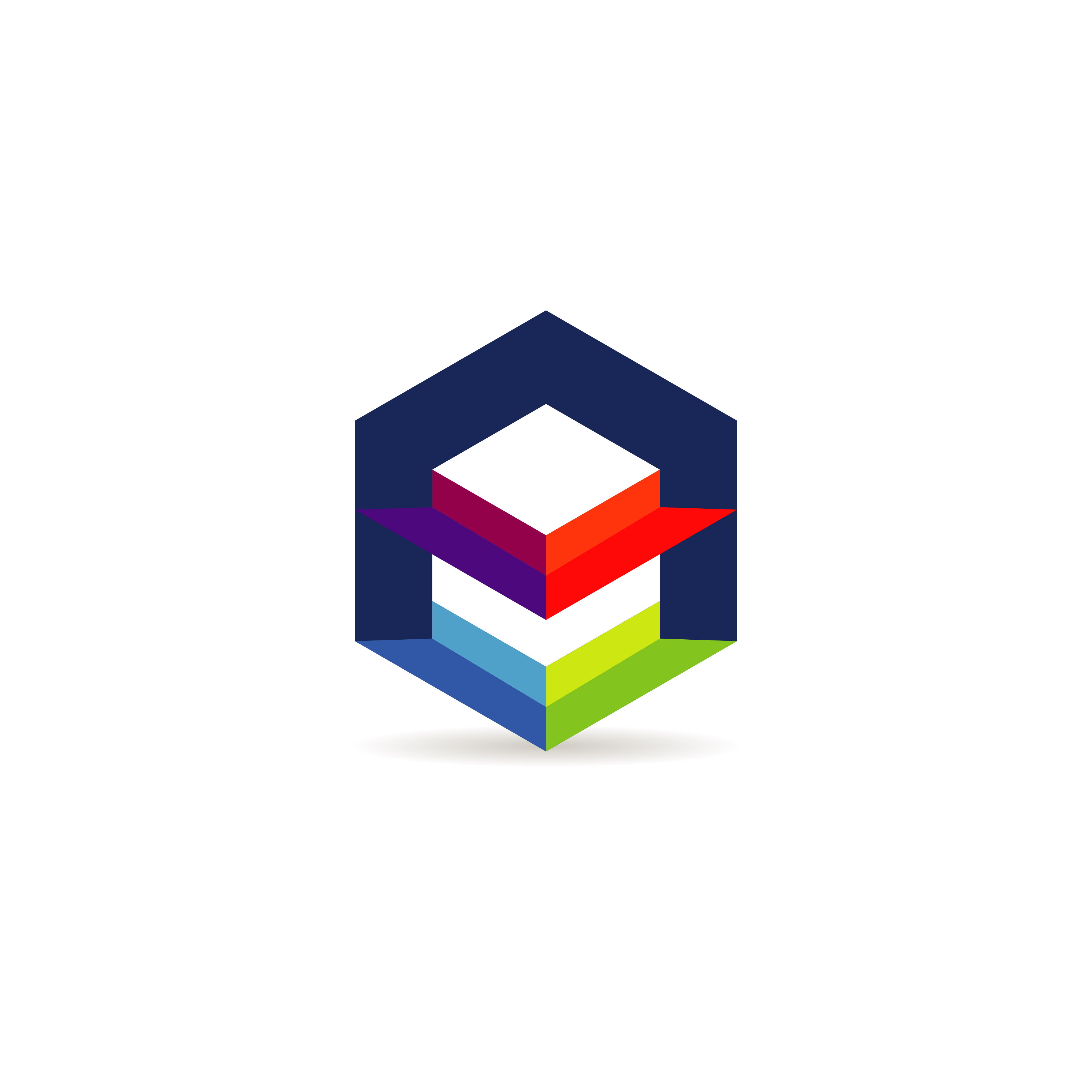 Hexagon Colorful Logo 659877 Vector Art at Vecteezy