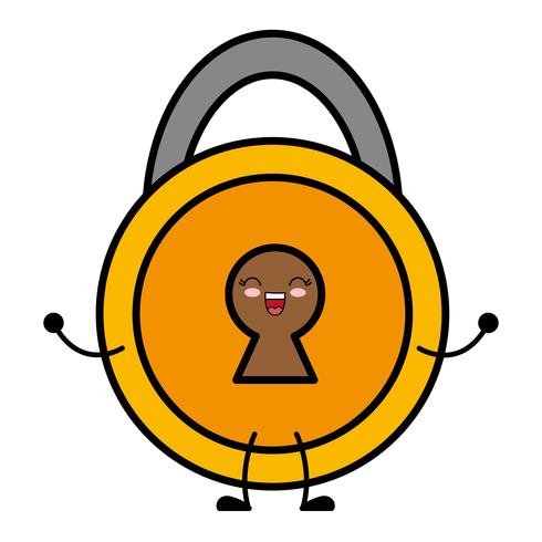 padlock icon image vector