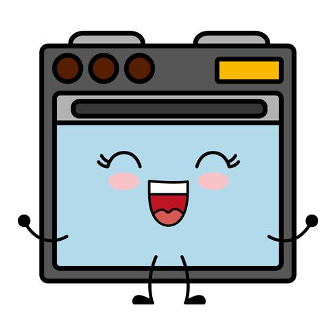 oven icon image vector