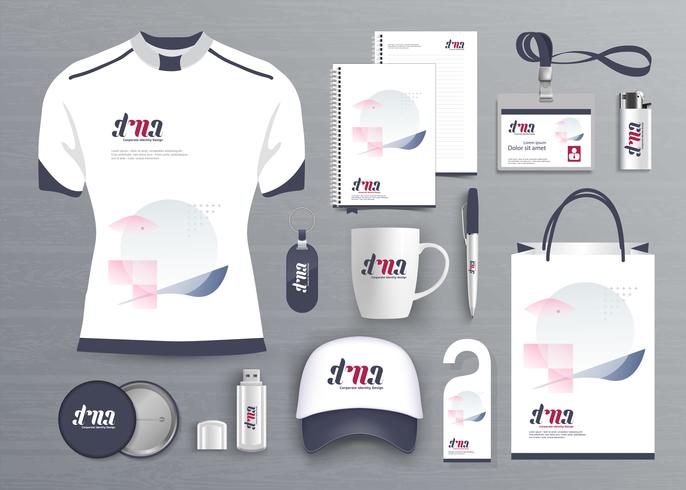 Gift Items Business Corporate Identity Vector Abstract Color Promotional Souvenirs Design With Origami Elements For Diagonal Lines Link Digital Technology Company Stationery Set Download Free Vectors Clipart Graphics Vector Art