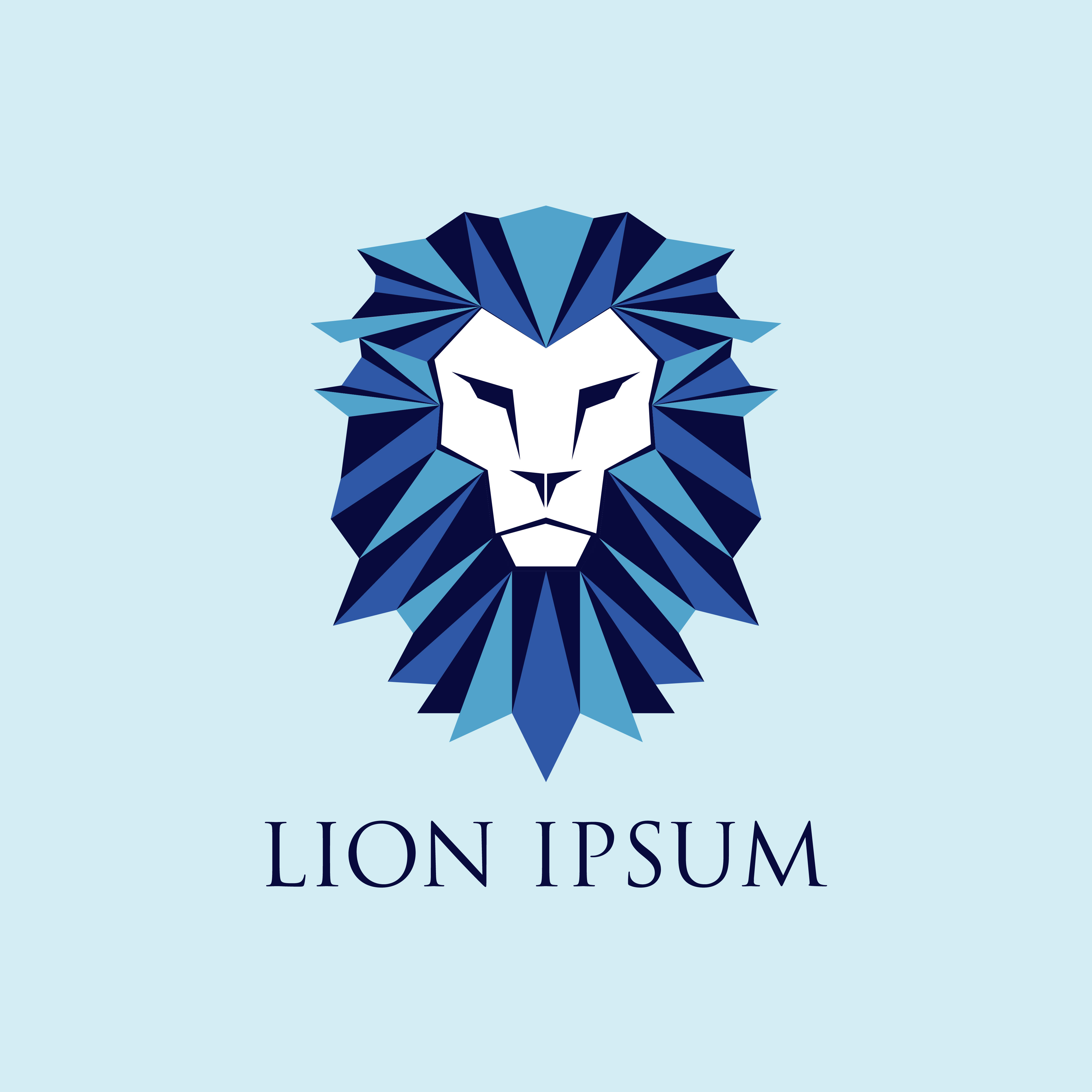 Blue Lions Logo - Version 1