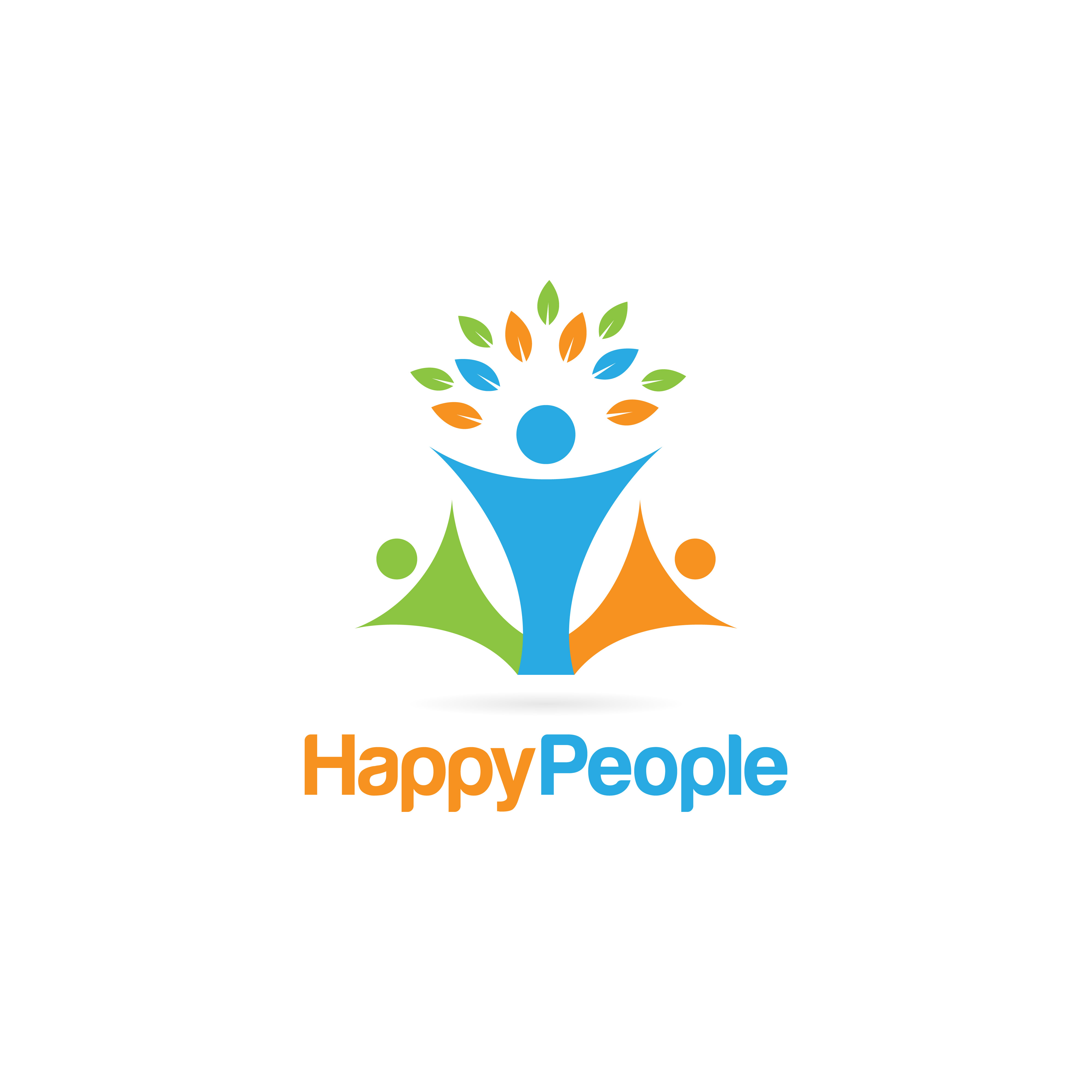 Colorful Happy People Logo Download Free Vectors Clipart Graphics Vector Art