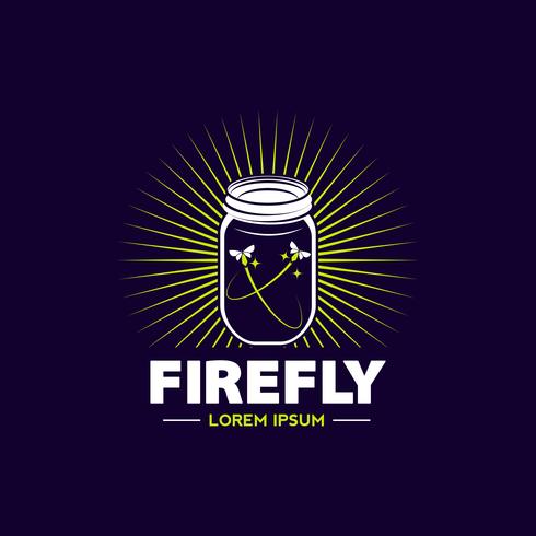 Firefly Jar Logo vector