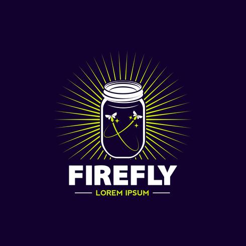 Firefly Jar Logo vector