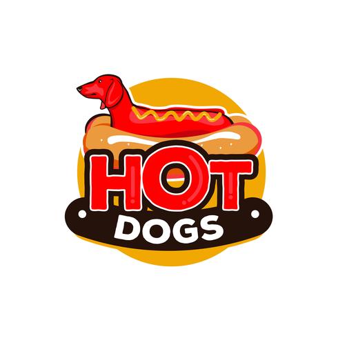 Hot Dog Logo SVG