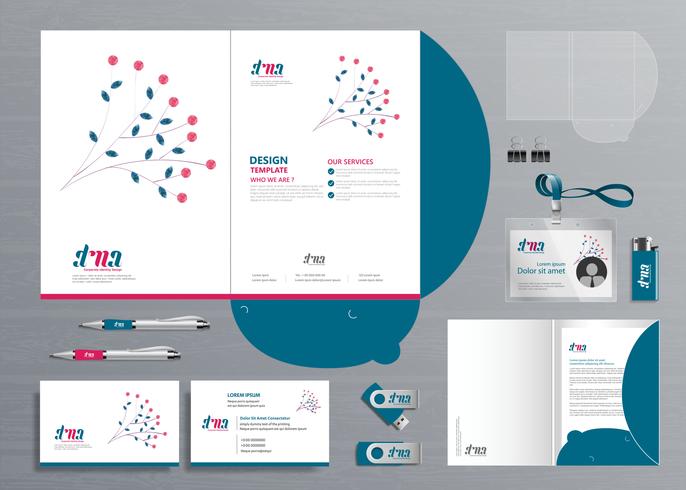 Corporate Business Design Folder Template For Digital