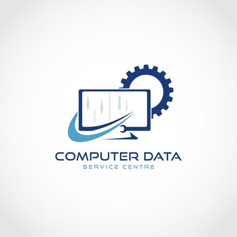 Computer Service Logo vector