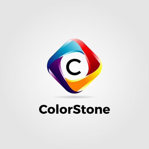 Colorful Square Logo vector