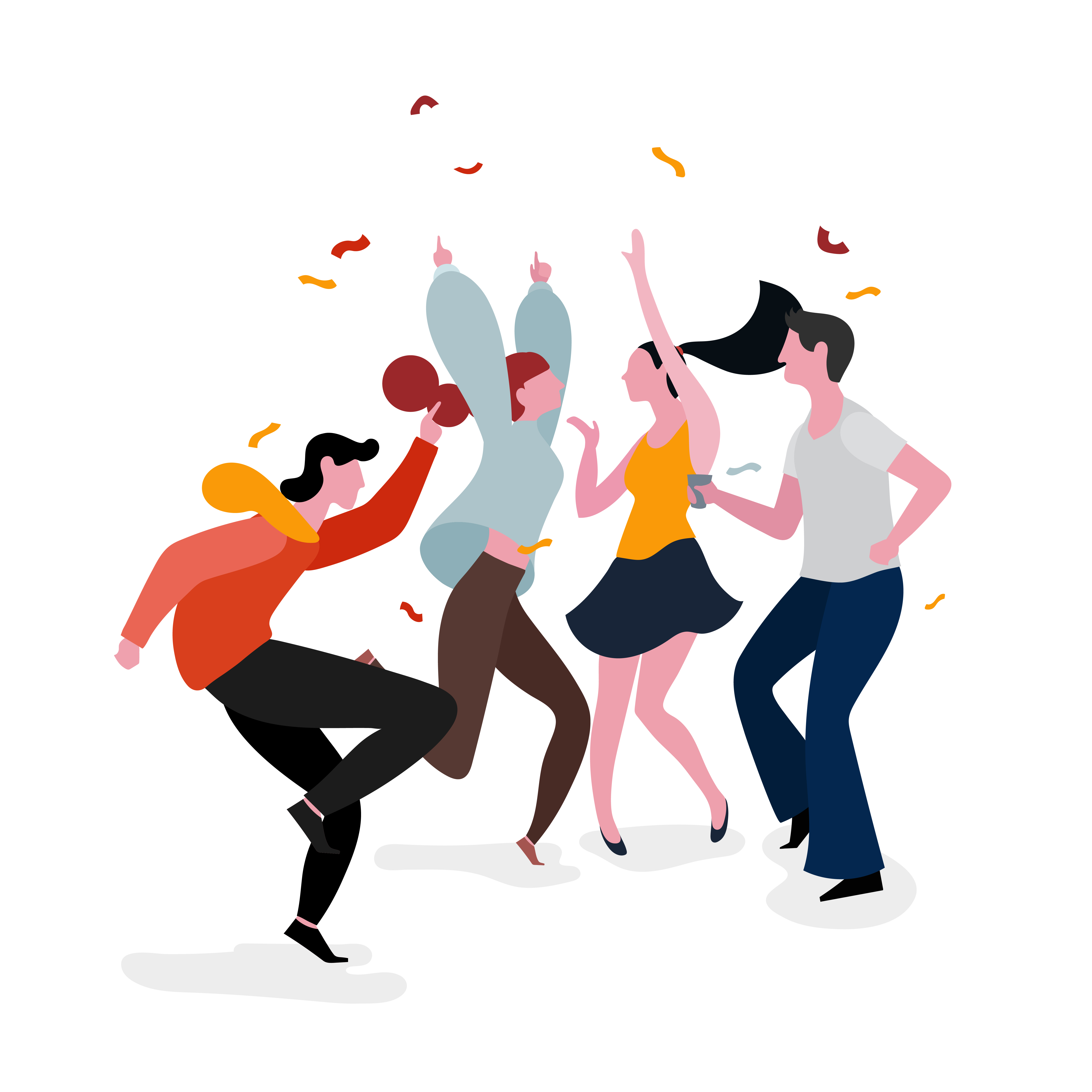 Dancing party group 660823 Download Free Vectors Clipart Graphics & Vector Art