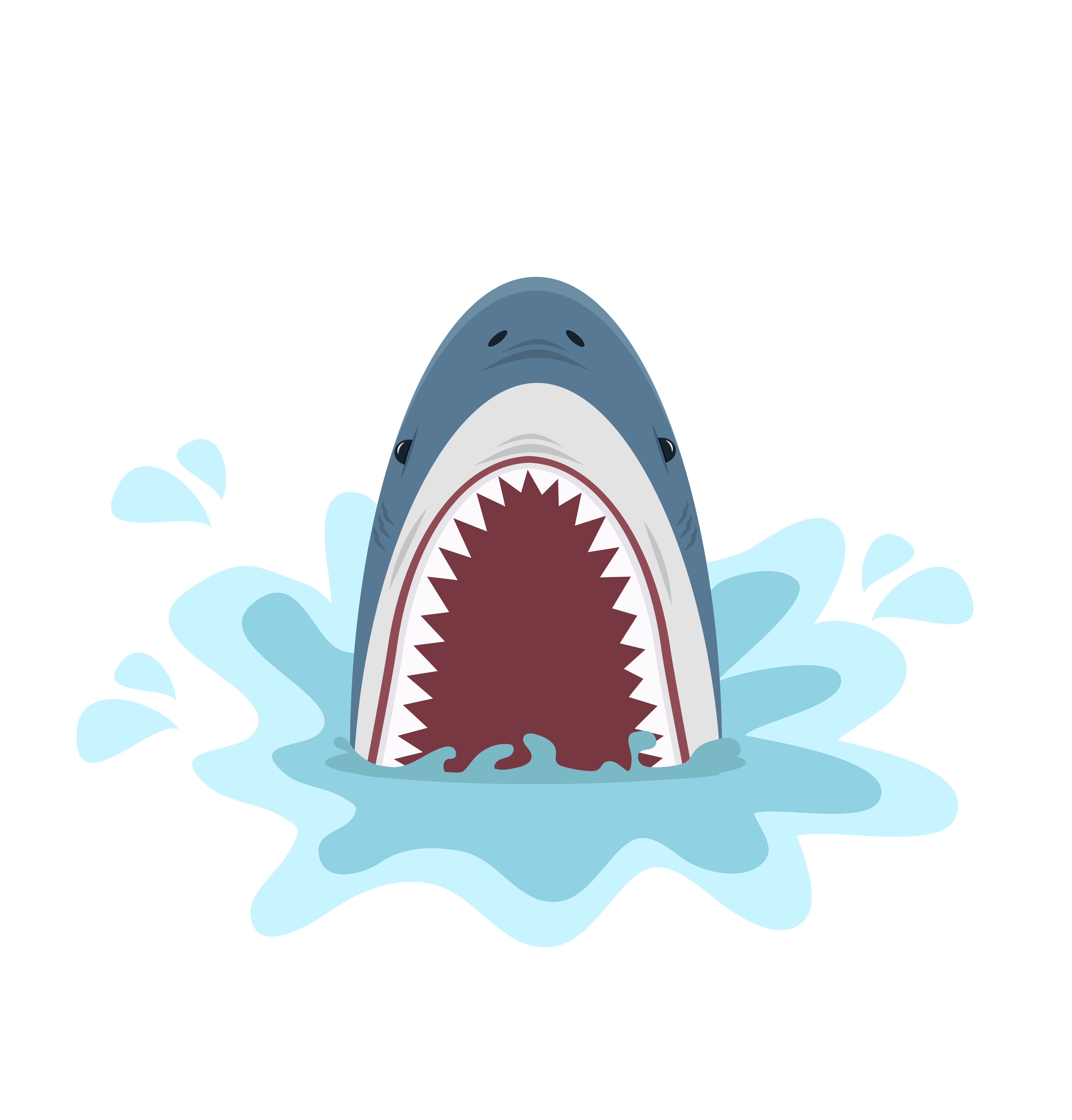 Download shark with open jaws 661049 - Download Free Vectors ...
