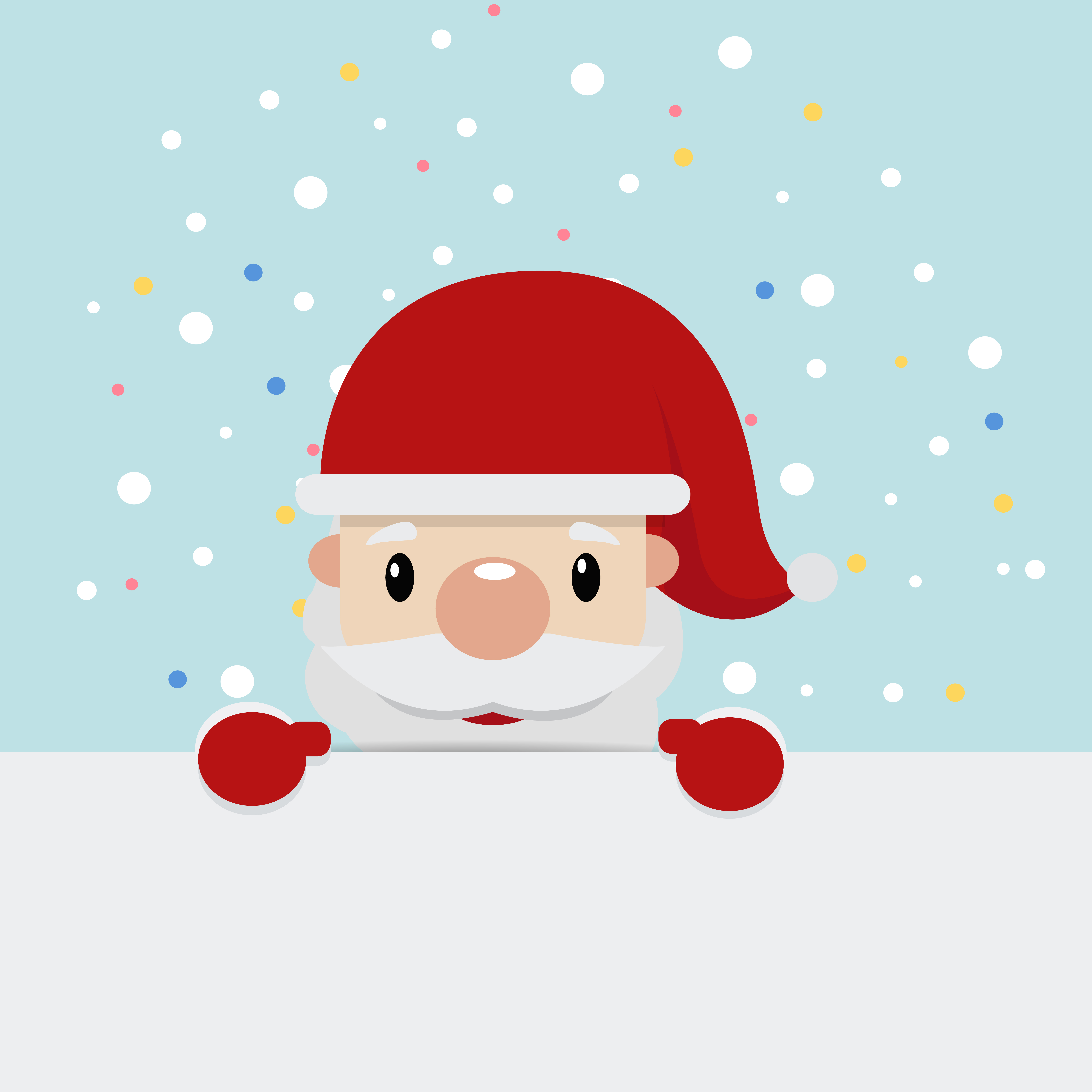 Flat santa claus background 661249 Vector Art at Vecteezy