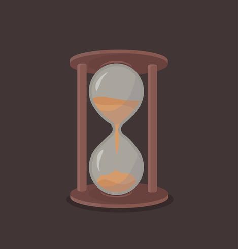 hourglass Vintage vector