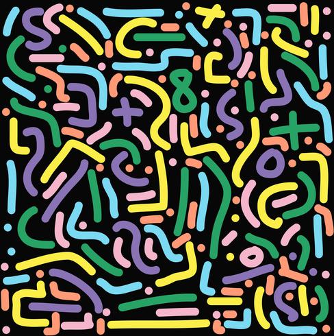 retro colorful pattern vector