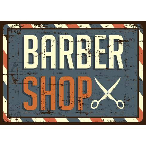 Barber Shop Sign vector