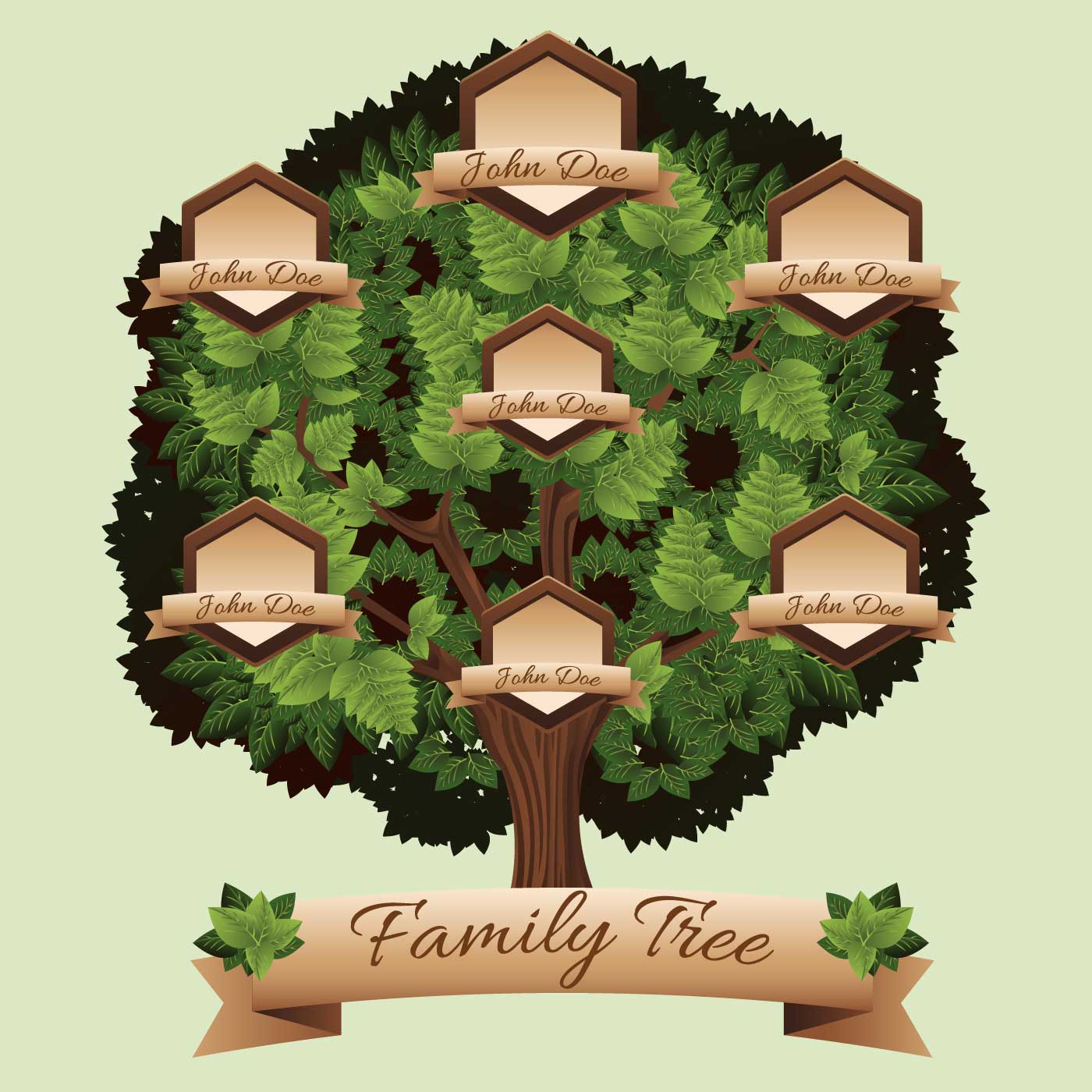 family tree Download Free Vectors, Clipart Graphics