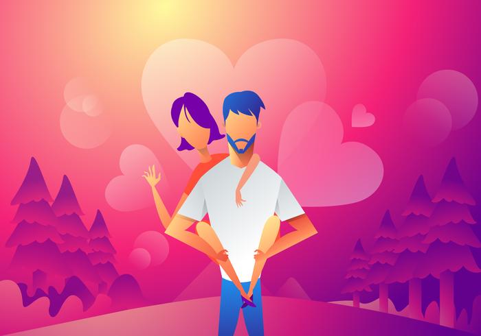 Valentines card  vector