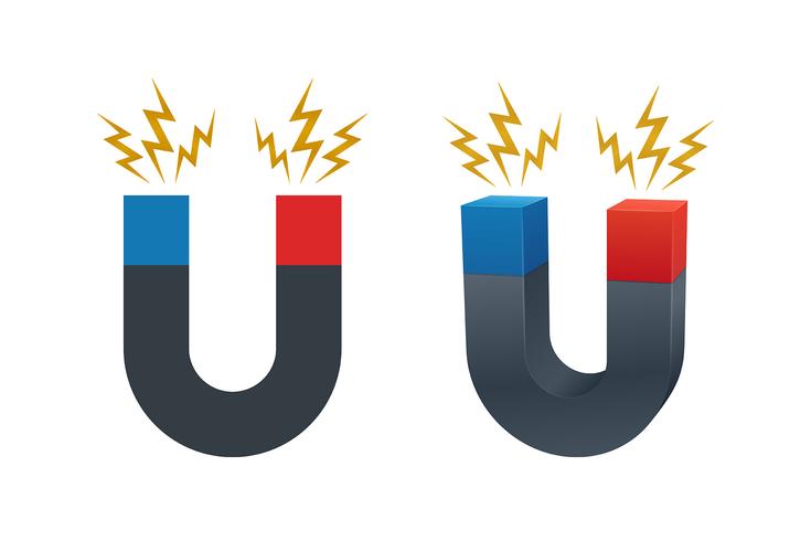 Magnet vector icons