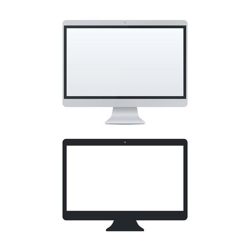 Computer screen templates vector