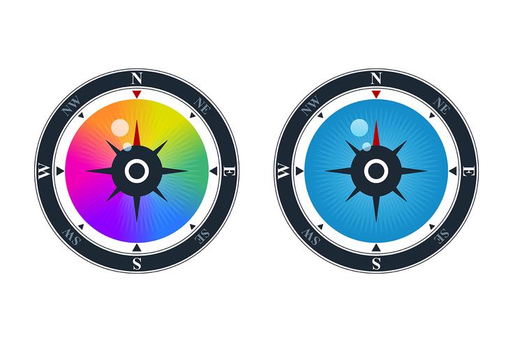 Vision and exploration icons vector