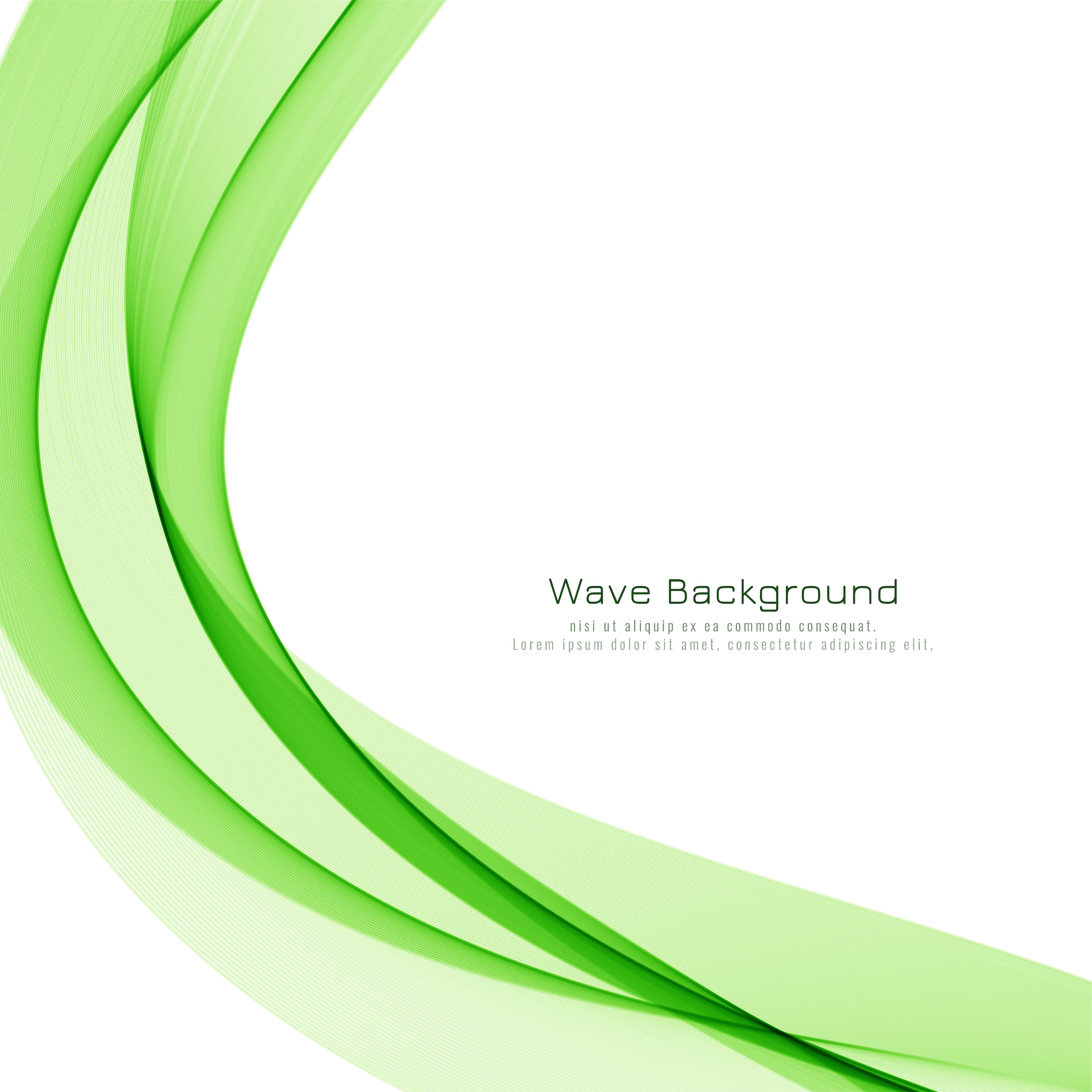 Abstract vertical green wave 662348 Vector Art at Vecteezy