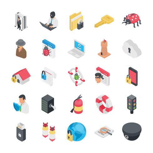 Security and Protection Icons Pack vector
