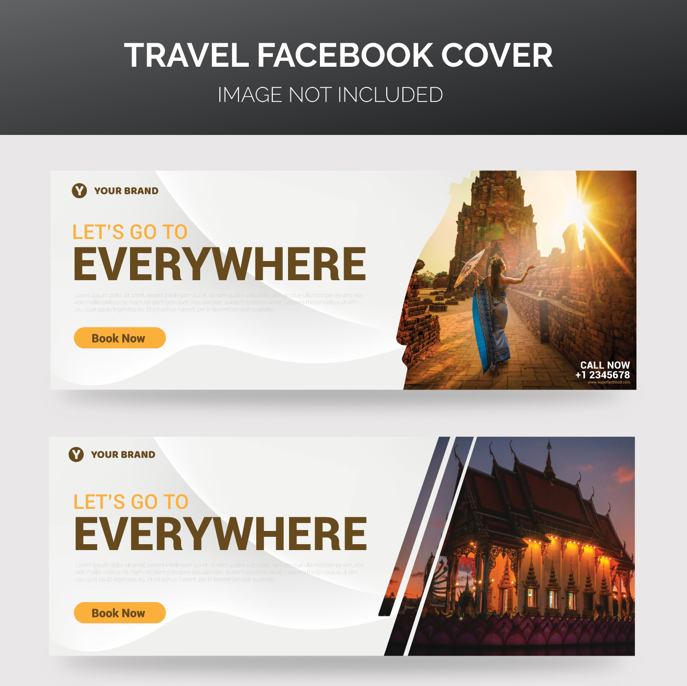 travel website banner images