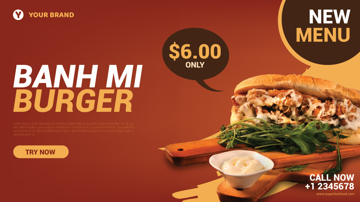 Restaurant Web Banner 662900 Vector Art at Vecteezy