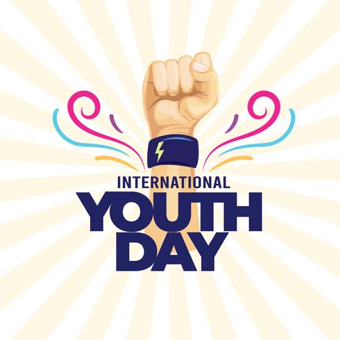 International Youth Day  vector