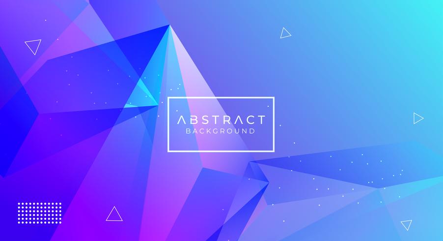 Modern Abstract polygonal background vector