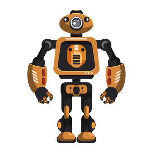 yellow colour robot car