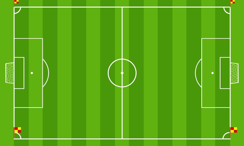 Campo de fútbol soccer vector