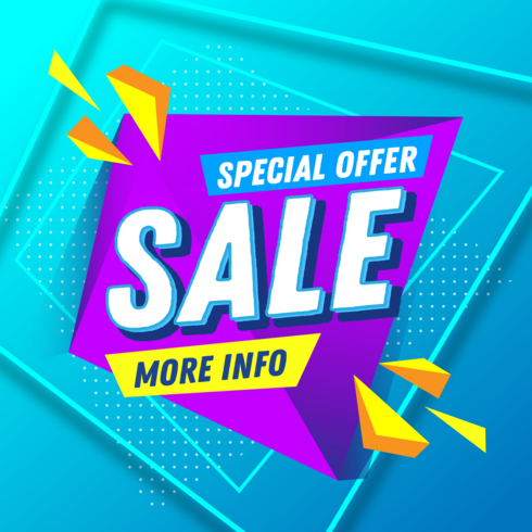 Special offer sale banner  vector