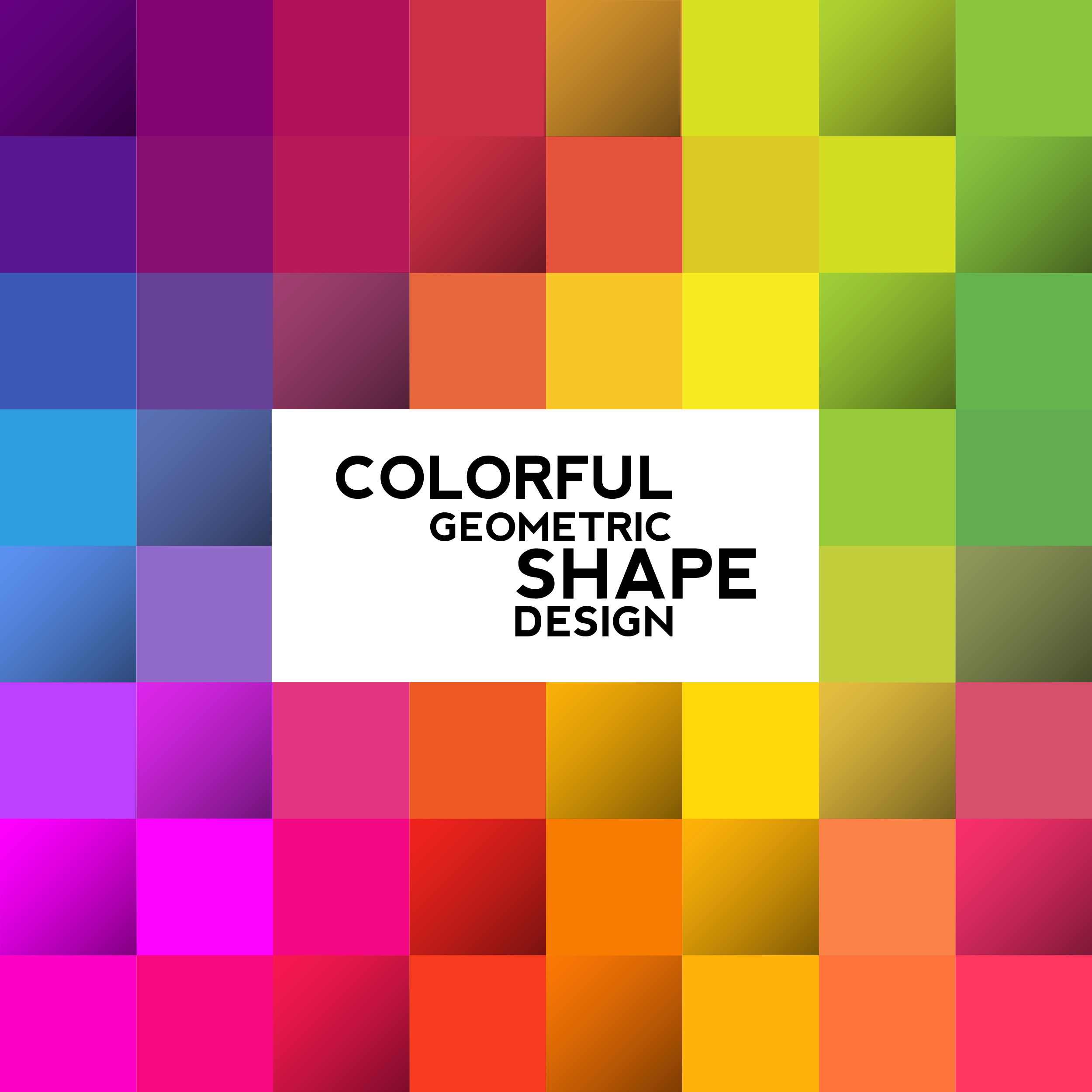 Colorful Geometric Shapes 663092 Vector Art at Vecteezy