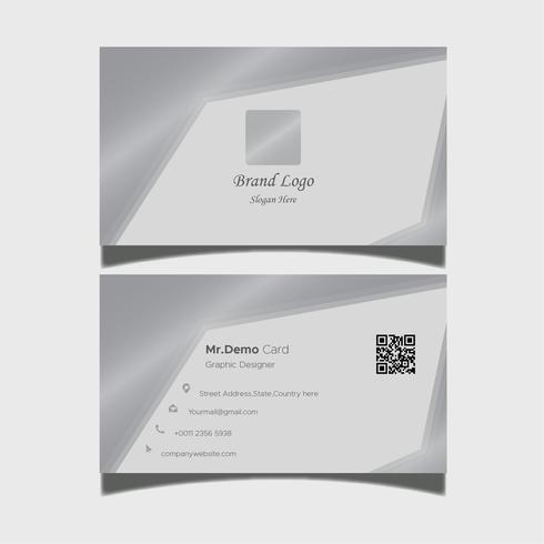 Standard Business Card Template vector