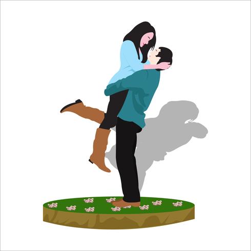 Lovely Couple vector