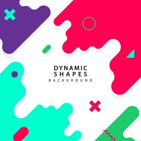 Combination modern style background vector