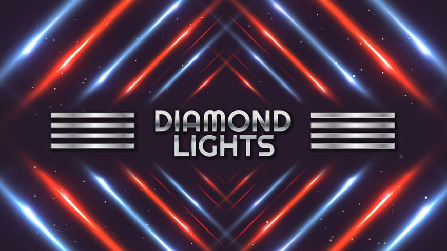 Diamond Lights Spectrum Background vector