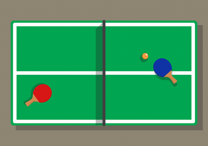 Vector Ping Pong Tenis De Mesa