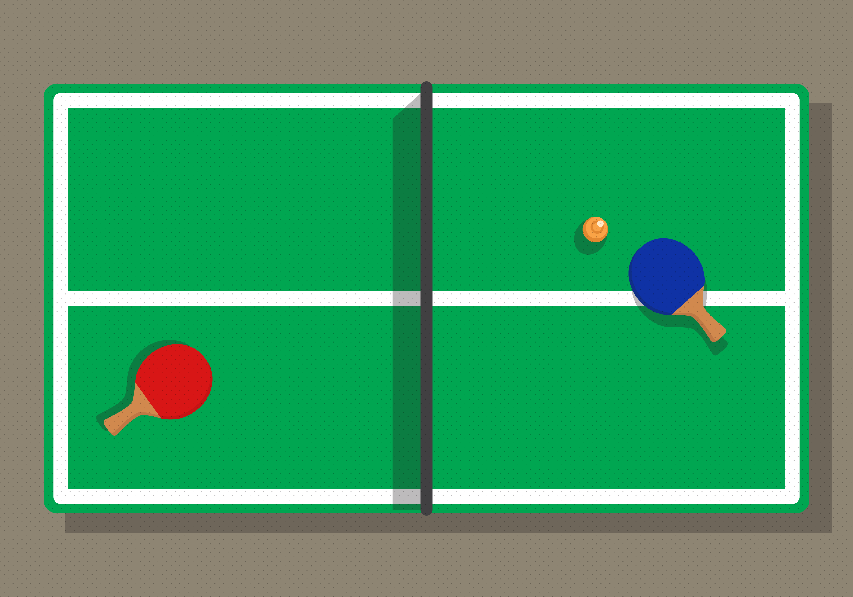 Table Tennis Vector Icons, and Graphics Free Download
