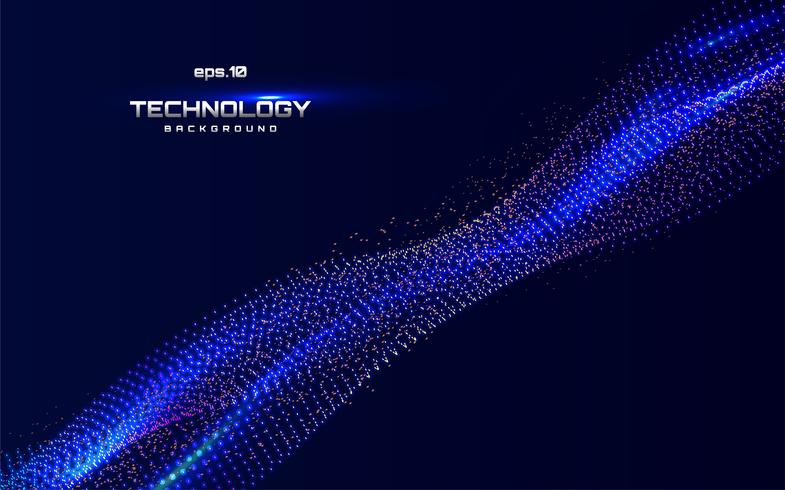 Dynamic Abstract Colorful Liquid Flow Particles Background