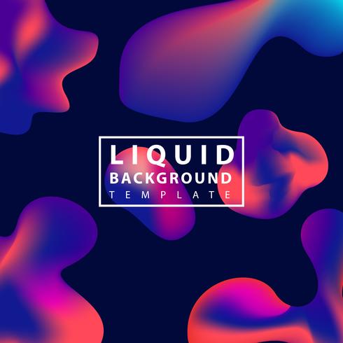 Fluid abstract background vector