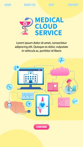 Patient Health Data Transfer System vector