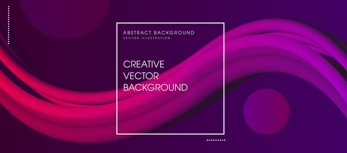 Futuristic Abstract Background. 3d Fluid Shape Illustration vector