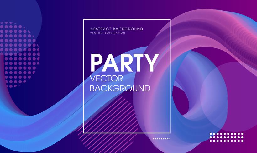 Abstract Fluid creative templates vector