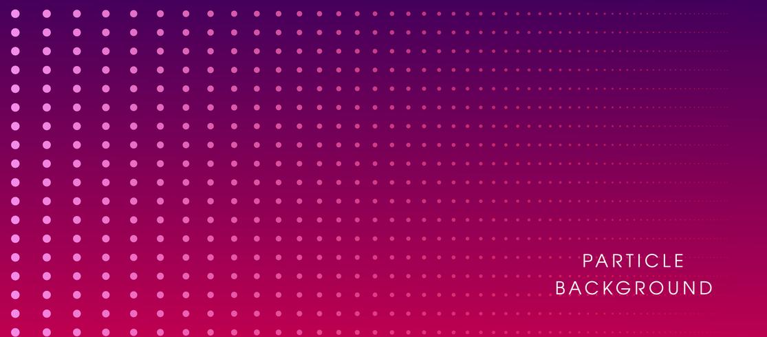 Glowing particles liquid dynamic background vector