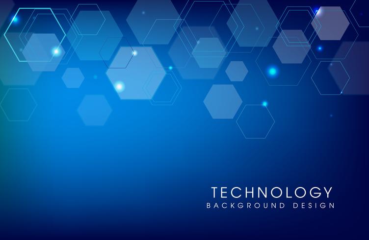 Abstract futuristic technology background vector