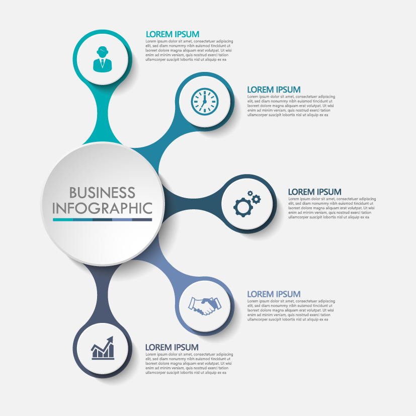 Timeline infographic template 664376 Vector Art at Vecteezy