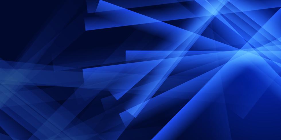 Abstract blue banner design  vector